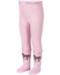 Детски памучен чорапогащник Sterntaler - Пони, 110-116 cm, 4-5 години, розов - 1t