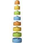 Детска играчка за сортиране Green Toys - Кула, с 8 части - 2t
