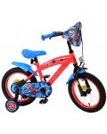 Детски велосипед с помощни колела E&L cycles - Marvel, Spiderman, 14 инча - 1t