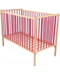 Детско легло Combelle - Remi, натурално с розово - 3t