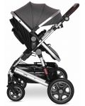 Детска количка Lorelli - Lora, Steel grey  - 6t