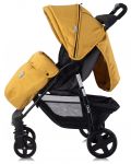 Детска количка с покривало Lorelli - Olivia, Lemon Curry - 3t