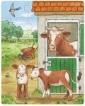 Детски пъзел Haba - Селскостопански животни, 3 броя - 4t