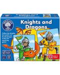 Детска образователна игра Orchard Toys - Рицари и дракони - 1t