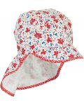 Детска лятна шапка с UV 50+ защита Sterntaler - С платка на тила, 55 cm, 4-7 години - 3t