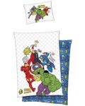 Детски спален комплект Sonne - Marvel Avengers, 2 части - 1t
