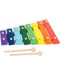 Детски дървен ксилофон Small Foot, цветен - 1t