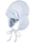 Детска шапка ушанка Sterntaler - С връзки, 43 cm, 5-6 месеца - 1t