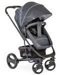 Детска количка Hauck - Pacific 4 Shop N drive, Melange charcoal - 2t