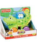 Детска играчка Fisher Price Press&Go - Крокодил - 4t