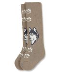 Детски термо чорапогащник с вълк Sterntaler - 86 cm, 10-12 месеца - 1t