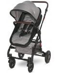 Детска количка Lorelli - Alba, Premium Set, Opaline Grey - 9t