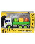 Детска играчка Moni Toys - Камион с контейнери и кран, 1:16 - 1t
