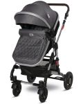 Детска количка Lorelli - Alba, Premium Set, Steel Grey - 6t