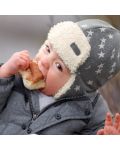 Детска пухкава зимна ушанка Sterntaler -  45 cm, 6-9 месеца - 5t