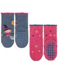 Детски чорапи с бутончета Sterntaler - За момиче 2 чифта, 17/18, 6-12 месеца - 3t