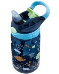 Детска бутилка за вода Contigo Easy Clean - Blueberry Cosmos, 420 ml - 2t