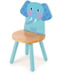 Детско дървено столче Bigjigs - Слонче - 1t
