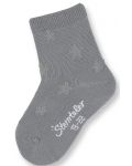Детски чорапи Sterntaler - На звездички, 17/18 размер, 6-12 месеца, сиви - 1t