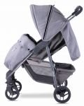 Детска количка с покривало Lorelli - Olivia Basic, Cool grey - 4t
