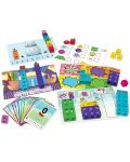 Детски математически комплект Learning Resources - Кубчета за сглобяване, от 1 до 10 - 3t