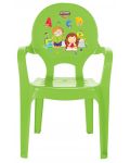 Детски стол Pilsan - Зелен, с букви - 1t