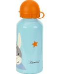 Детско алуминиево шише за вода Sterntaler - Магаренце, 400 ml - 2t