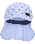 Детска шапка с платка с UV 50+ защита Sterntaler - С котвички, 47 cm, 9-12 месеца - 4t