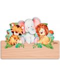 Детска дървена табела Haba - Приятели, име с български букви - 1t