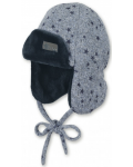 Детска шапка ушанка Sterntaler - 45 cm, 6-9 месеца - 1t