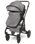 Детска количка Lorelli - Alba, Premium Set, Opaline Grey - 8t