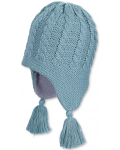 Детска плетена шапка за момичета Sterntaler - 53 cm, 2-4 гoдини - 1t