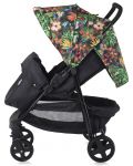 Детска лятна количка с покривало Lorelli - Martina, Tropical Flowers - 3t