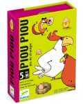 Детска игра с карти Djeco -  Piou Piou - 1t