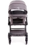 Детска комбинирана количка Baby Monsters - Marla Texas, черна рама - 10t