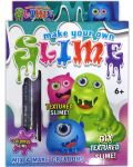 Детски комплект Raya Toys - Направи си сам слайм, лилав, с блясък - 1t