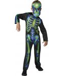 Детски карнавален костюм Rubies - Neon Skeleton, размер L - 2t