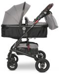 Детска количка Lorelli - Alba, Premium Set, Opaline Grey - 4t