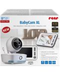 Дигитален видео бебефон Reer - BabyCam, XL, бял - 10t