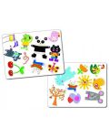 Детска игра с карти Djeco - MiniMatch - 4t
