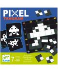 Детска игра Djeco - Пъзел пиксел Танграм - 1t