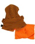  Дрешки за плюшена играчка Budi Basa - Оранжев панталон и суичър за Басик - 2t