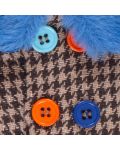 Дрешка за плюшена играчка Budi Basa - Палто с цветни копчета за Басик - 3t