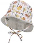 Двулицева детска шапка с UV 50+ защита Sterntaler - Джунгла, 43 cm, 5-6 месеца - 1t