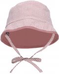 Двулицева шапка с UV 50+ защита Sterntaler - 49 cm, 12-18 месеца, розова - 3t