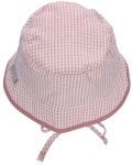 Двулицева шапка с UV 50+ защита Sterntaler - 47 cm, 9-12 месеца, розова - 2t