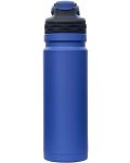 Двустенна бутилка за вода Contigo - Free Flow, Autoseal, 700 ml, Blue Corn - 3t