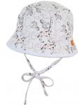 Двулицева детска шапка с UV 50+ защита Sterntaler - С животни, 43 cm, 5-6 месеца - 1t
