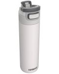 Двустенна бутилка за вода Kambukka Elton Insulated - Snapclean, 600 ml, Chalk White - 1t