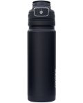Двустенна бутилка за вода Contigo - Free Flow, Autoseal, 700 ml, Black - 1t